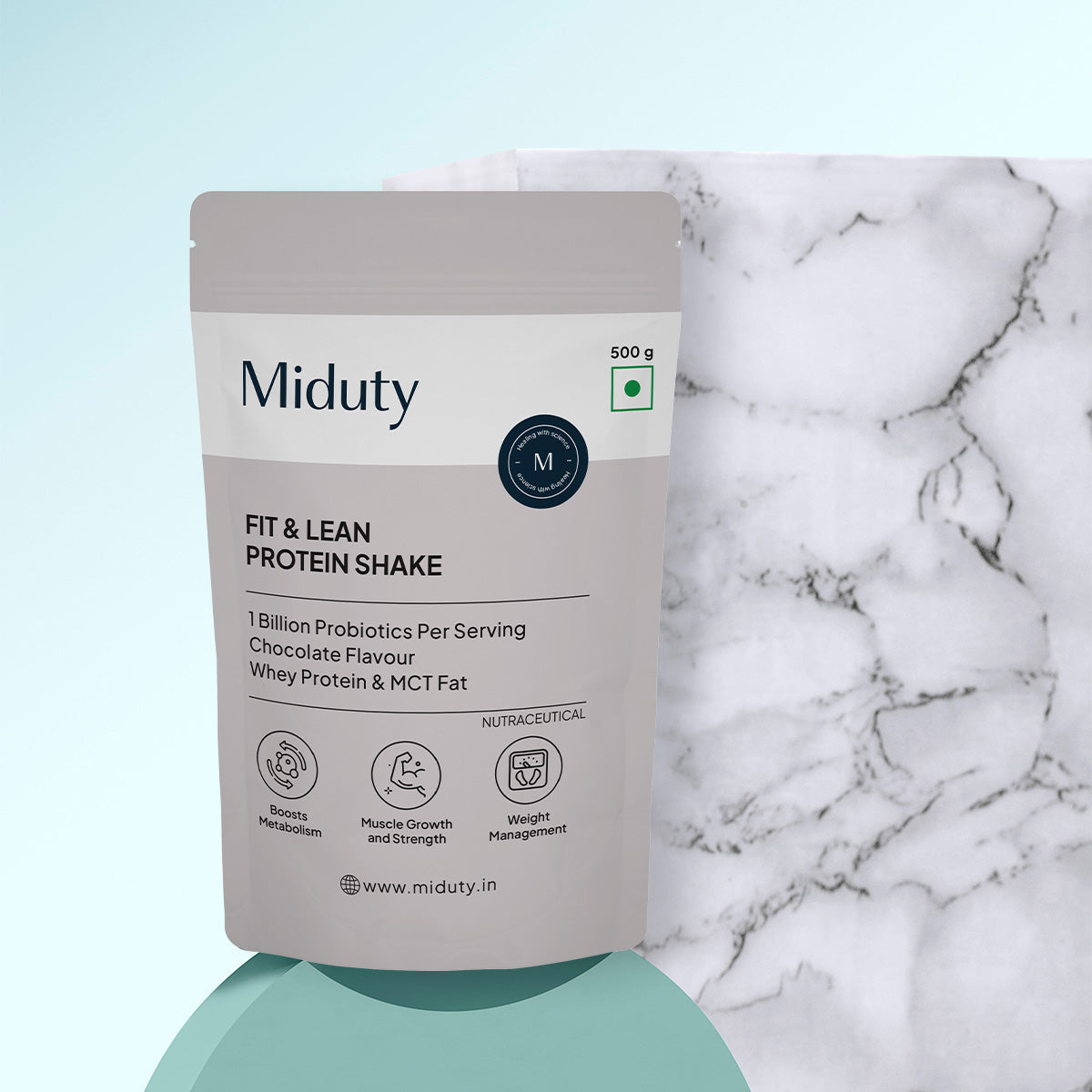 Miduty Fit & Lean Protein Shake | Whey Protein Powder 1 kg