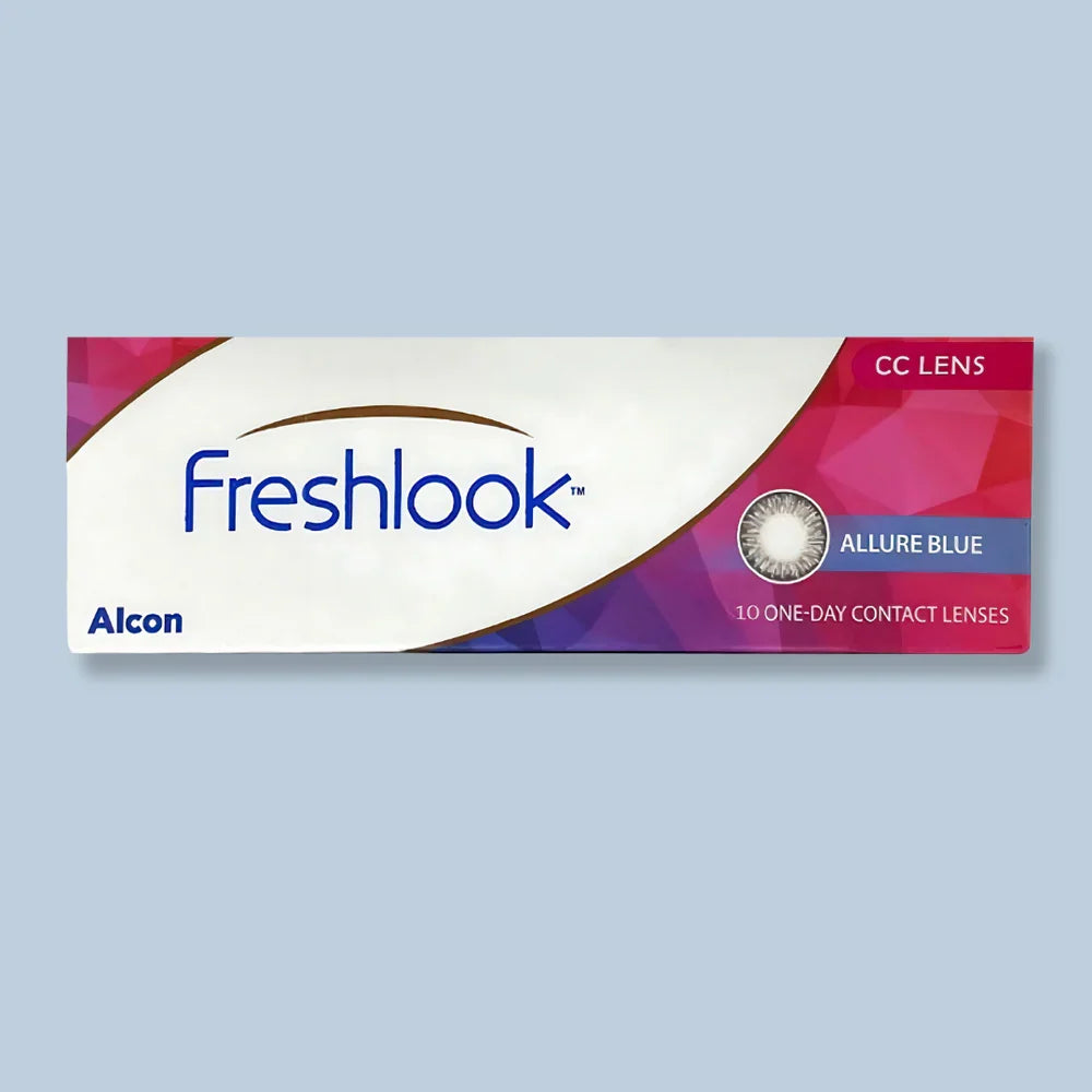 Freshlook Alcon CC Lens 10 One Day Contact Lens +Circle Color Allure Blue
