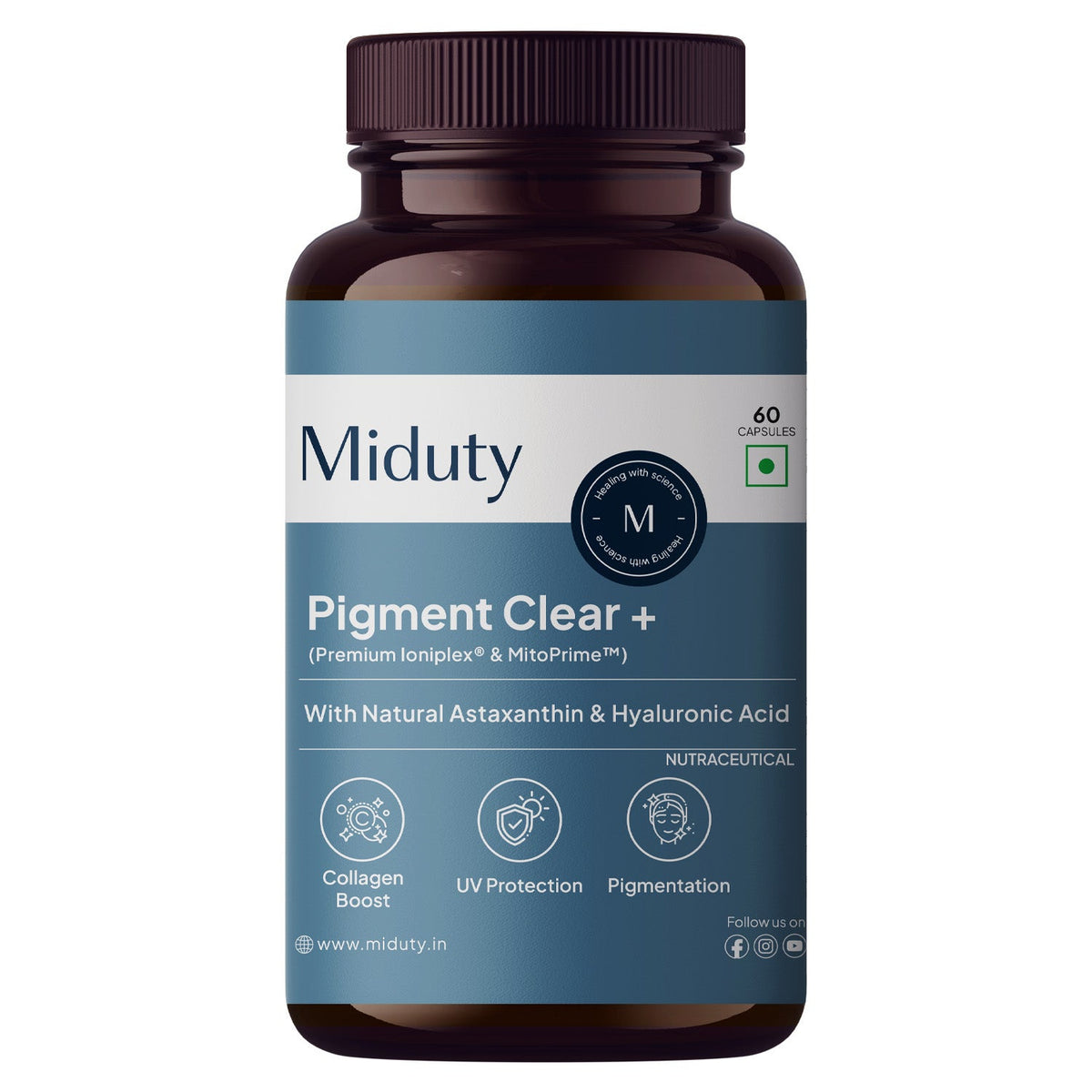 PalakNots Pigment Clear+ | Oral Sunscreen