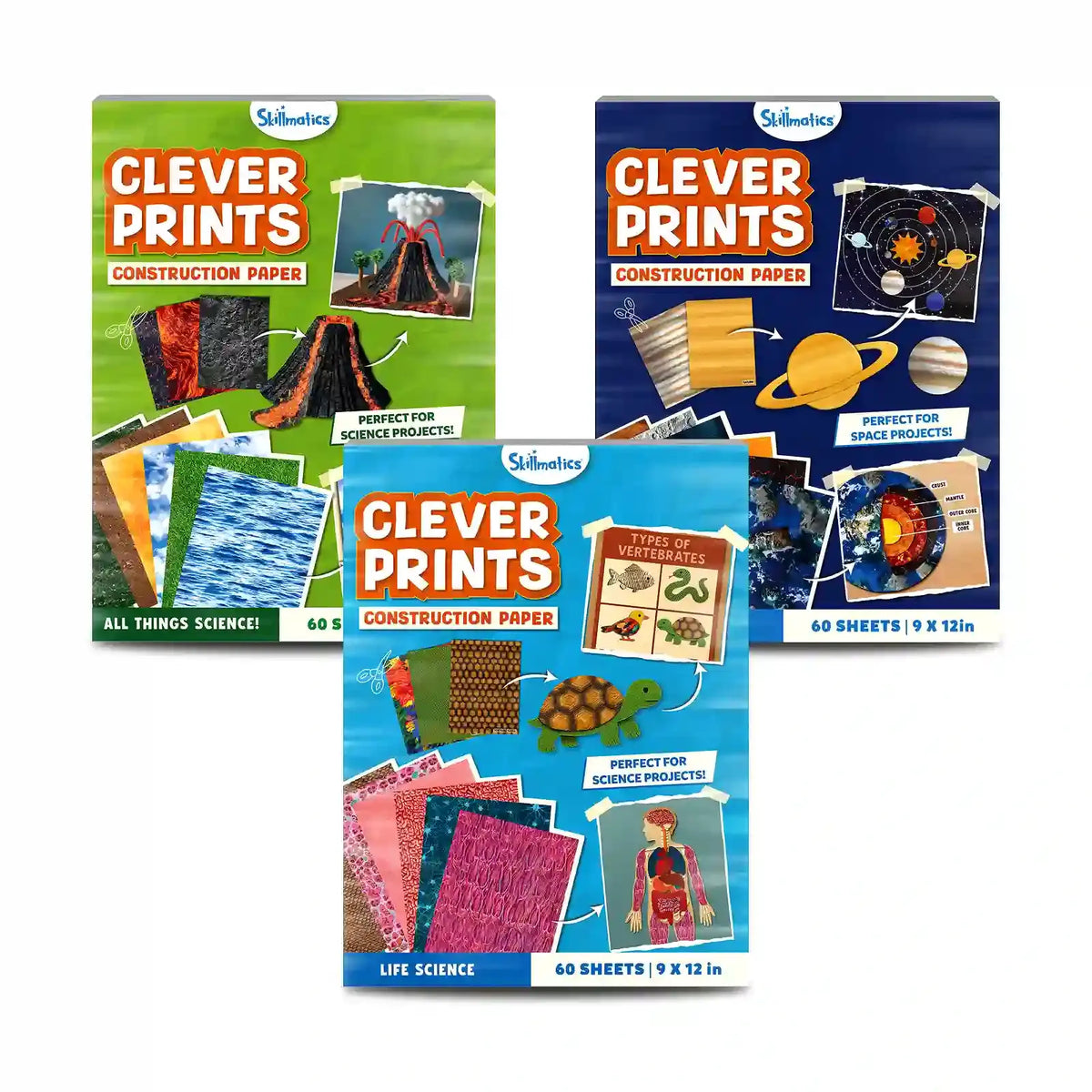 Skillmatics Crafting Paper Wonders Bundle (60 Sheets)