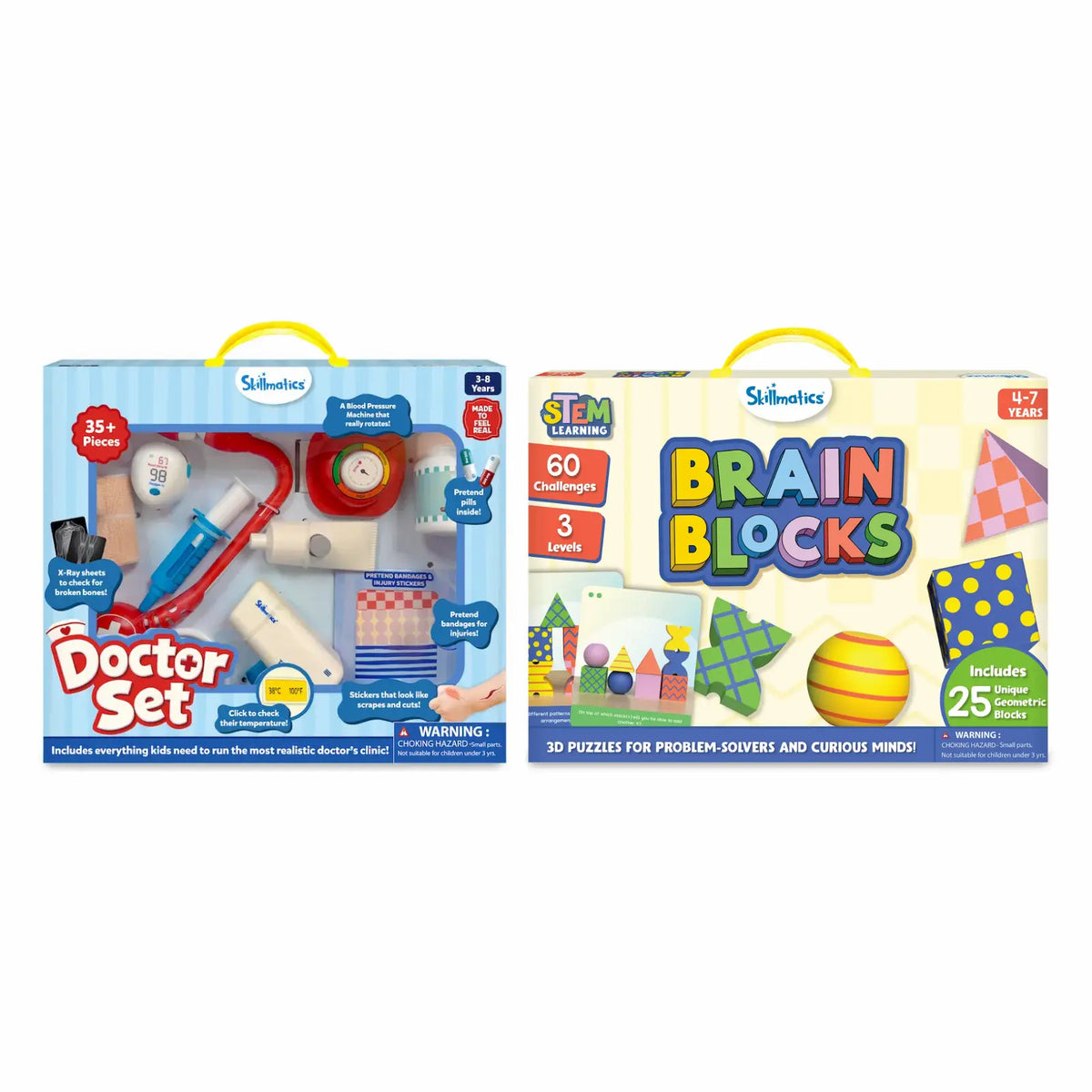 Skillmatics Imagine & Build Bundle (ages 3-8)