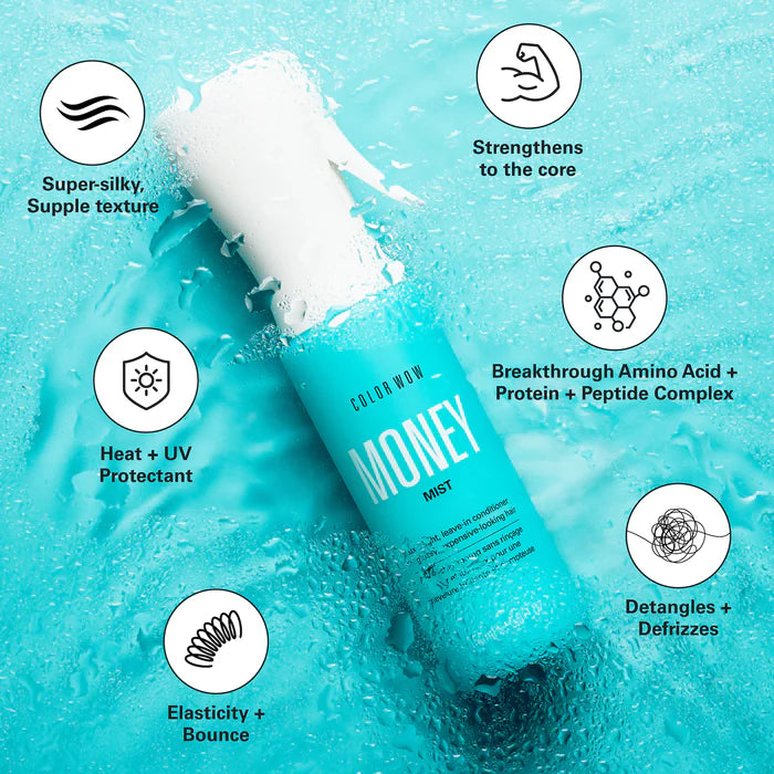 Color Wow - Money Mist Luxe, light leave-in conditioner for glossy, expensive-looking hair (150ml)
