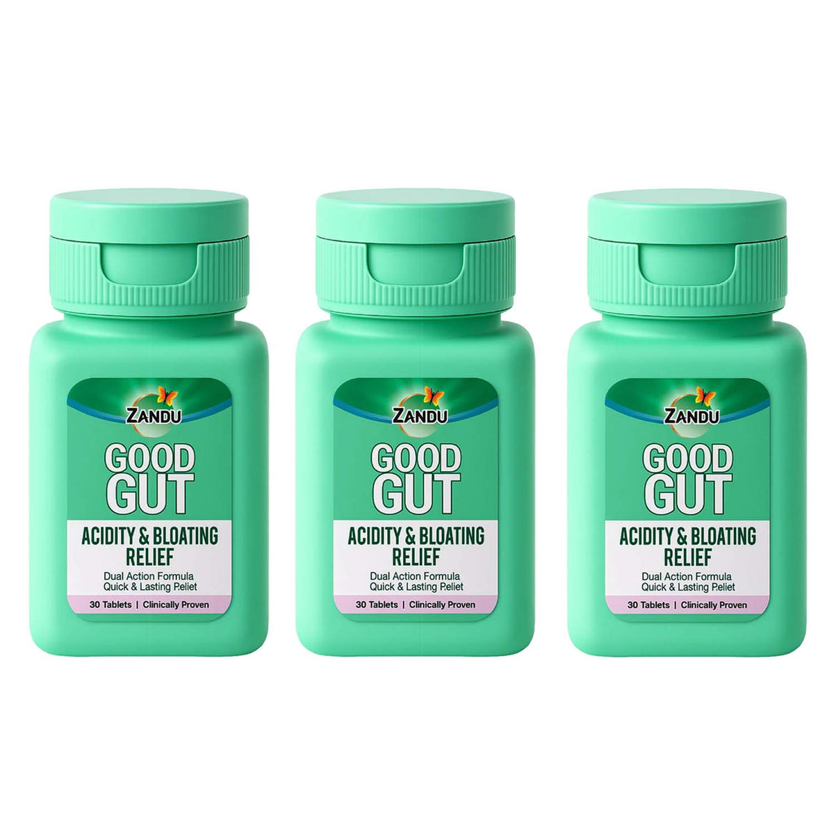 Zandu-O Fast Relief from Acidity & Bloating + Gut Care 30 days