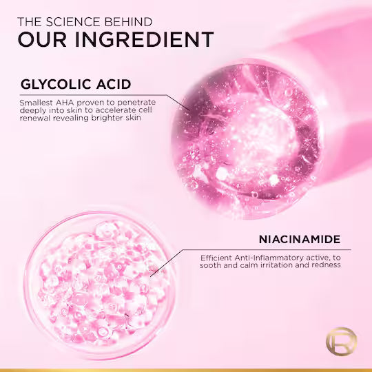 Loreal Paris - Glycolic Bright Daily Foaming Face Cleanser (100mL)