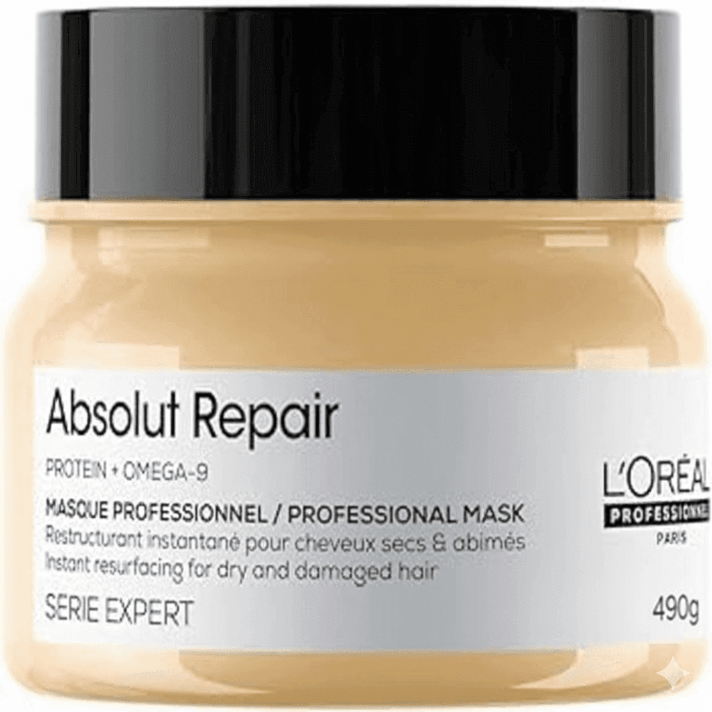 Loreal - Serie expert Absolut Repair Masque Gold Protein + Omega - 9 (490g)