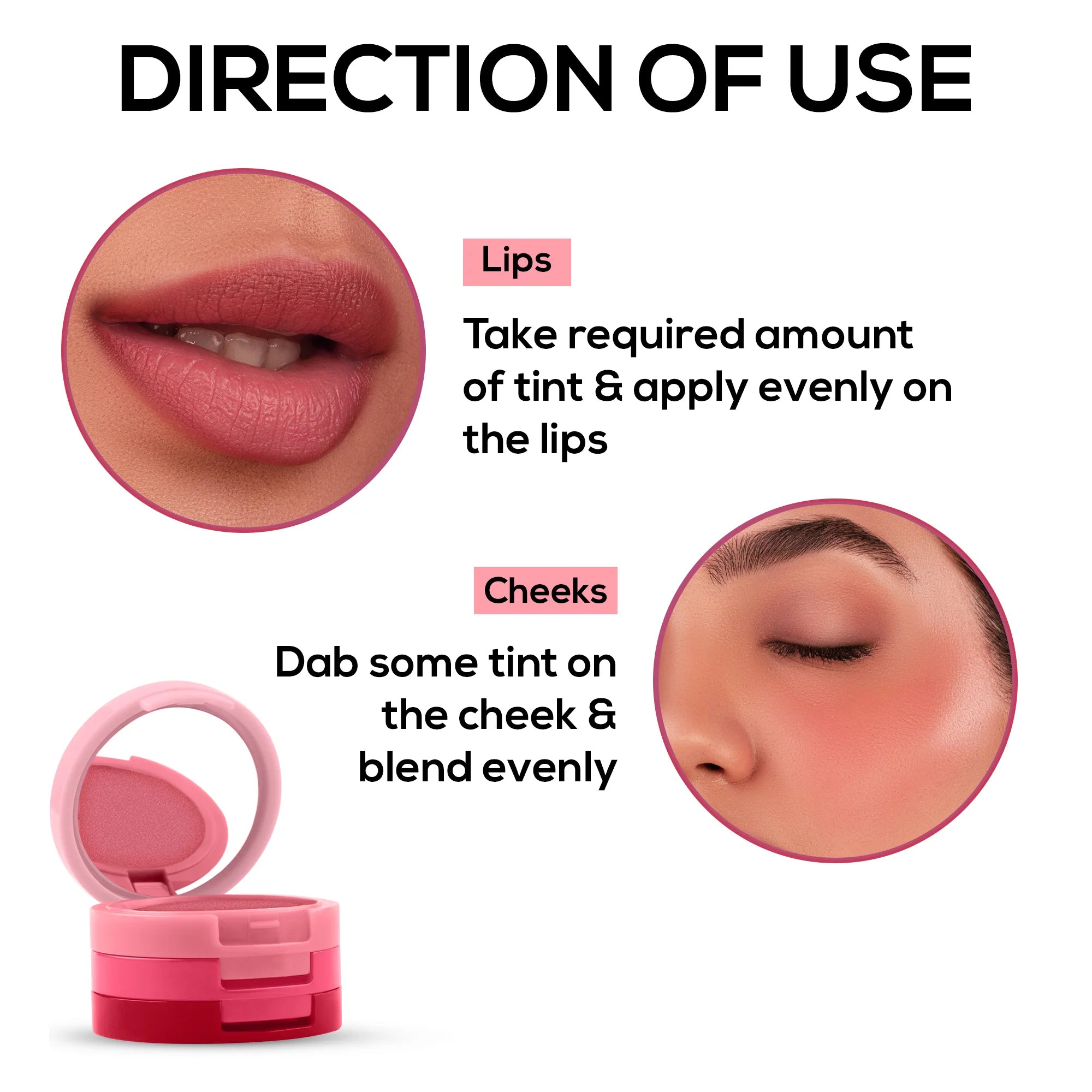 RENEE - Glam Stack 3-In-1 Lip & Cheek Tint (4.5g)