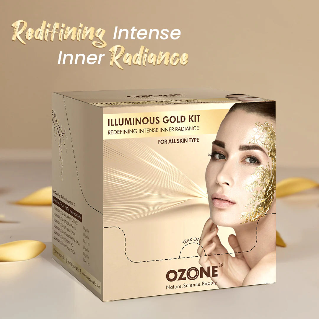 Ozone - Illuminous Gold Kit Net Weight : (40GM + 20ML) * 5
