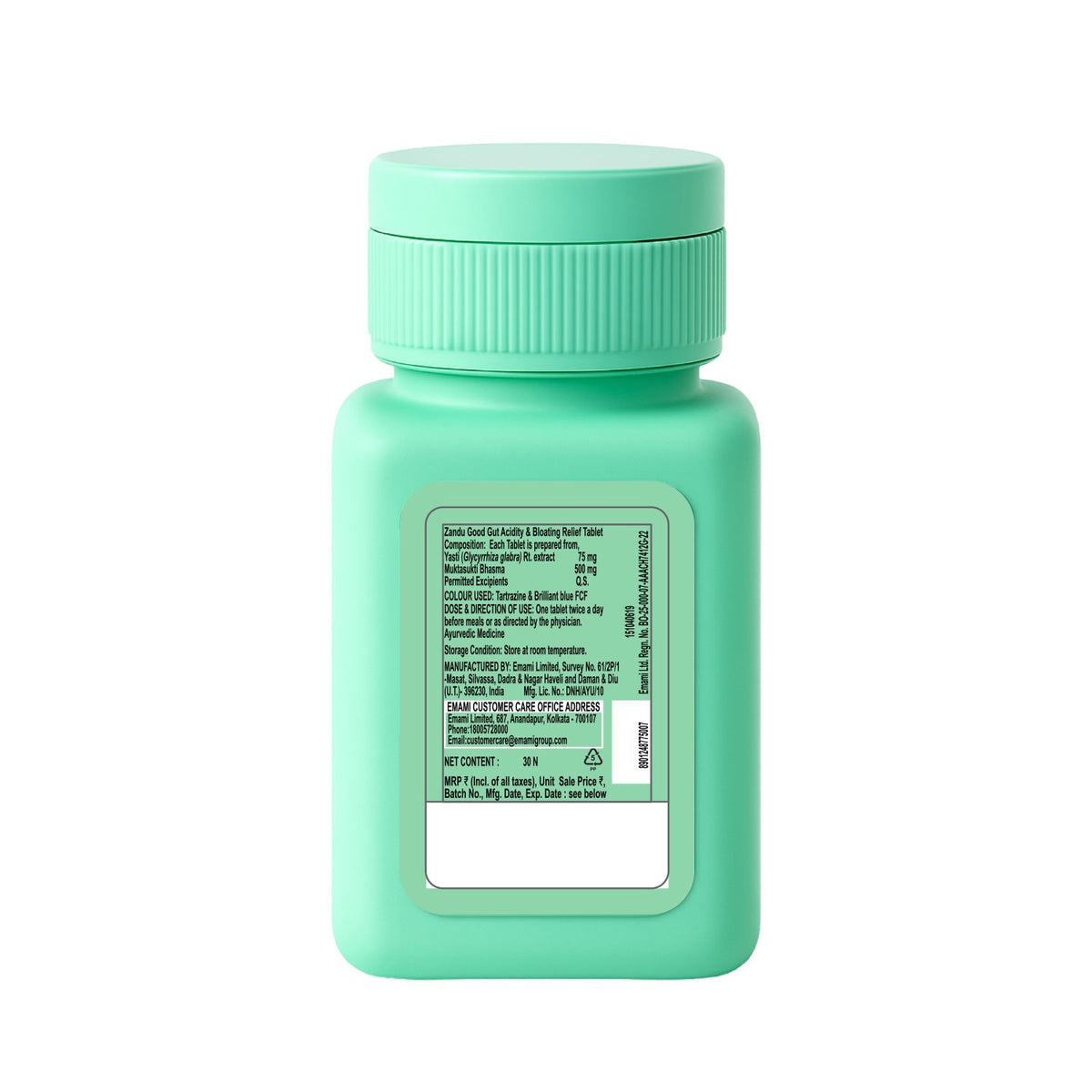 Zandu-O Fast Relief from Acidity & Bloating + Gut Care 30 days