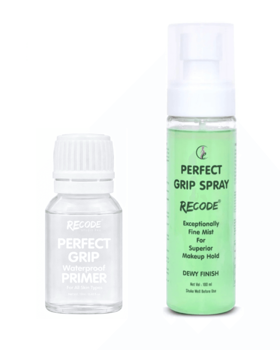 Recode Perfect Grip Primer (12 ML) & Spray (100 ML) Combo