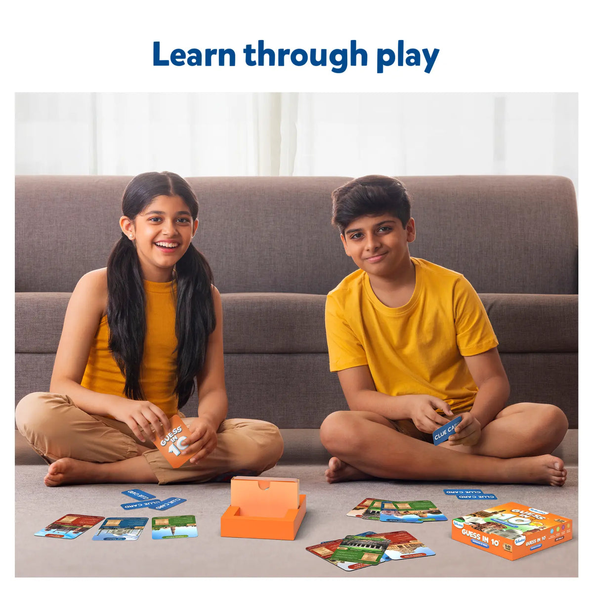 Skillmatics Guess in 10: Wonders of India | Trivia card game (ages 8+)