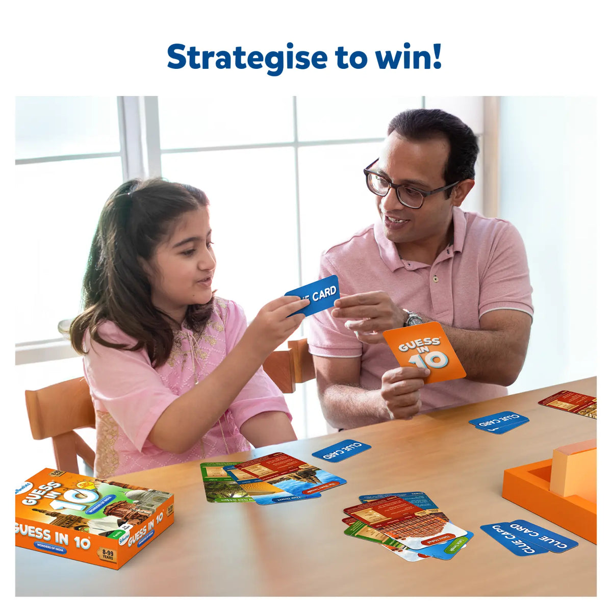 Skillmatics Guess in 10: Wonders of India | Trivia card game (ages 8+)