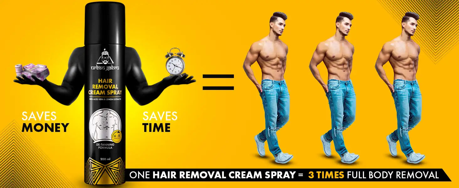 Urban Gabru - Hair Removal Cream Spray (200mL)