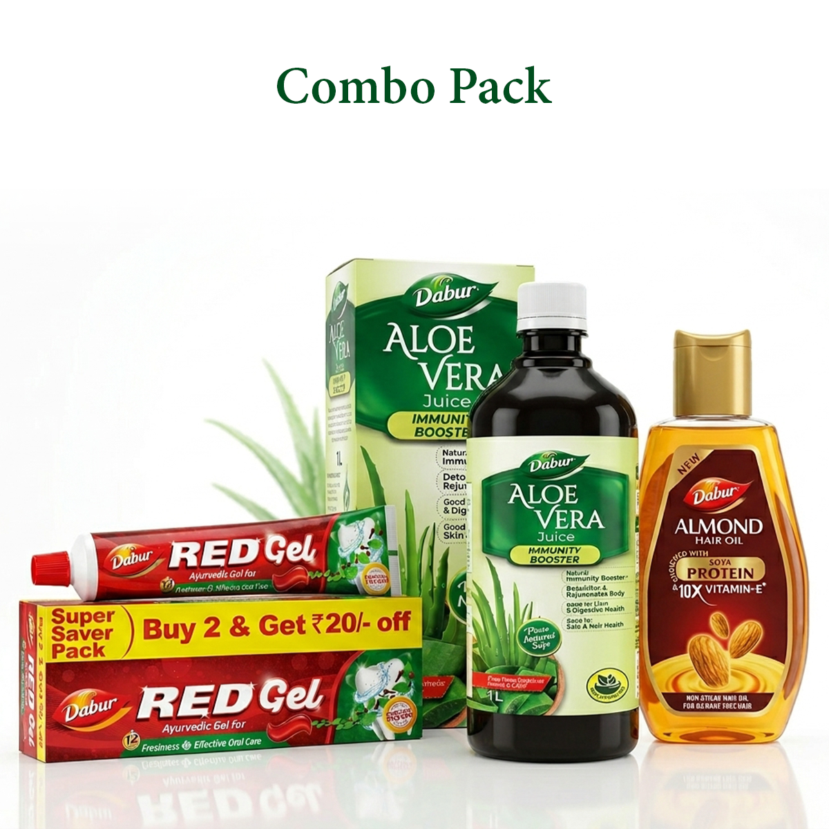 Dabur Health & Hair Care Essentials Combo Combo