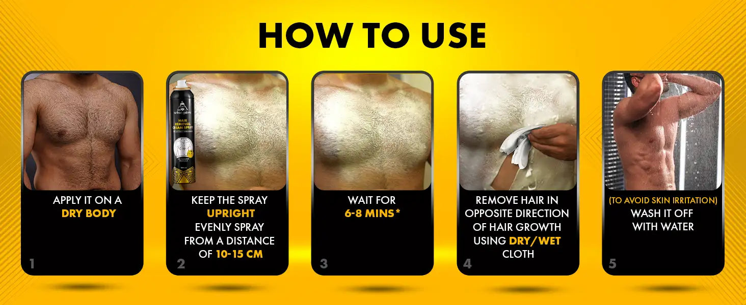 Urban Gabru - Hair Removal Cream Spray (200mL)