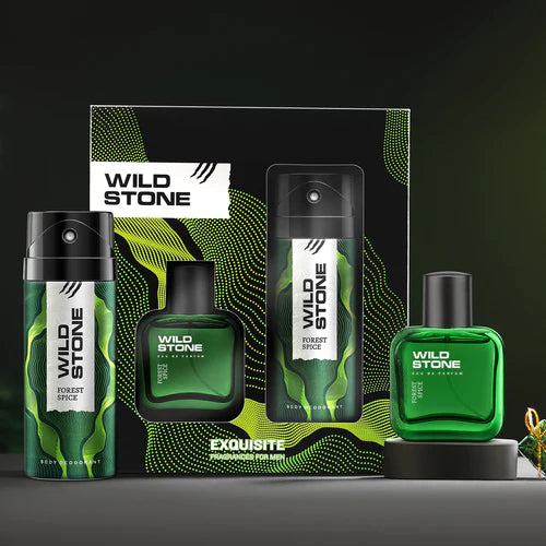 Wild stone - Forest Spice Fragrance Combo for Men (Perfume - 50 ml & Deodorant -150 ml)