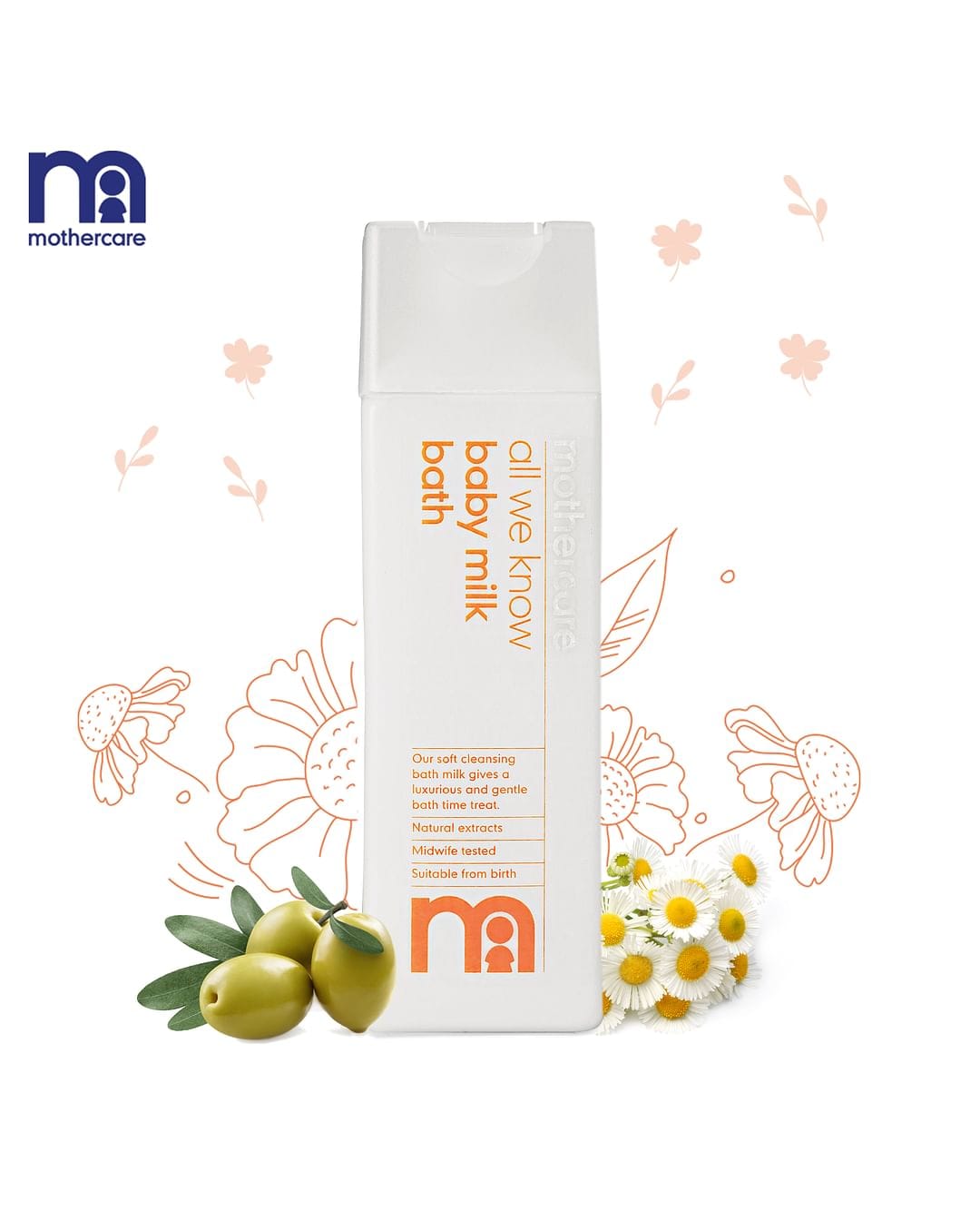 Mothercare - All We Know Baby Milk Bath (300mL)