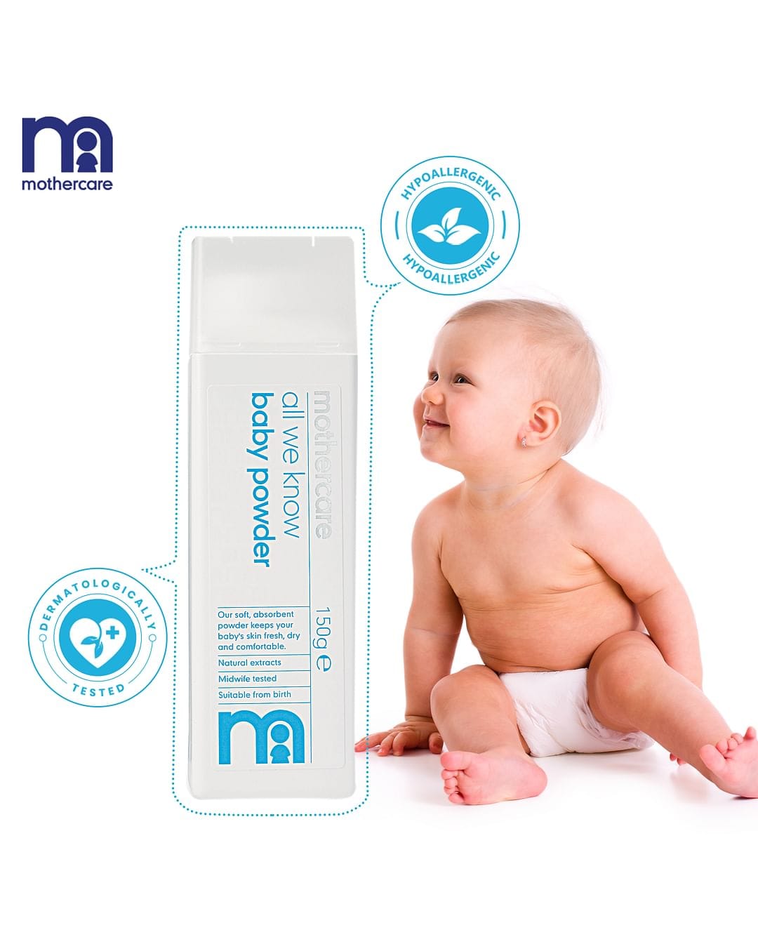 Mothercare - All We Know Baby Powder (150gm)