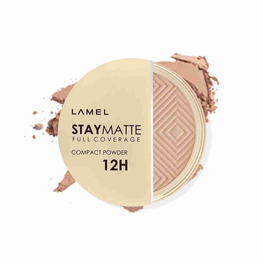 Lamel Stay Matte Compact Powder 402-Cold Ivory 12gm