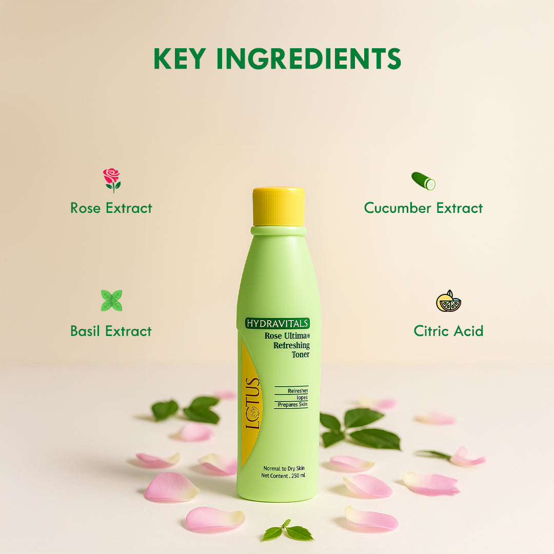 Lotus Hydravital Refreshing Rose Toner 250ml