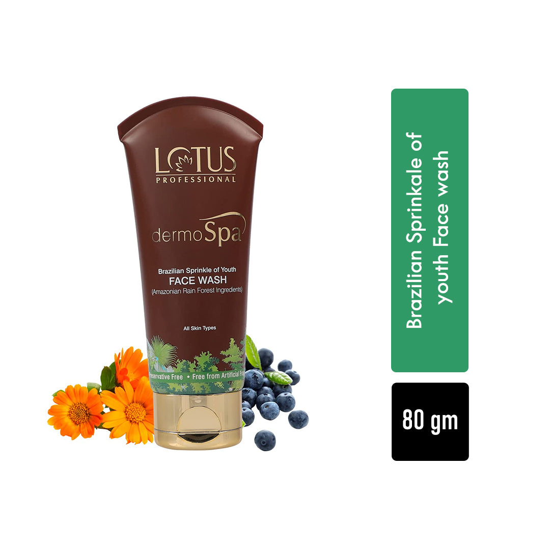 Lotus dermo spa Brazilian Sprinkale of youth Face wash 80g
