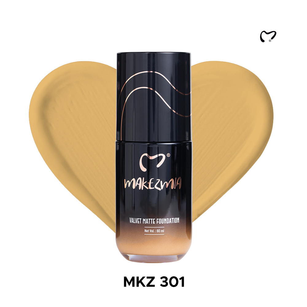 Makezmia Velvet Matte Foundation 60ml MKZ 301