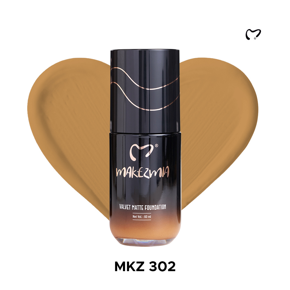 Makezmia Velvet Matte Foundation 60ml MKZ 302