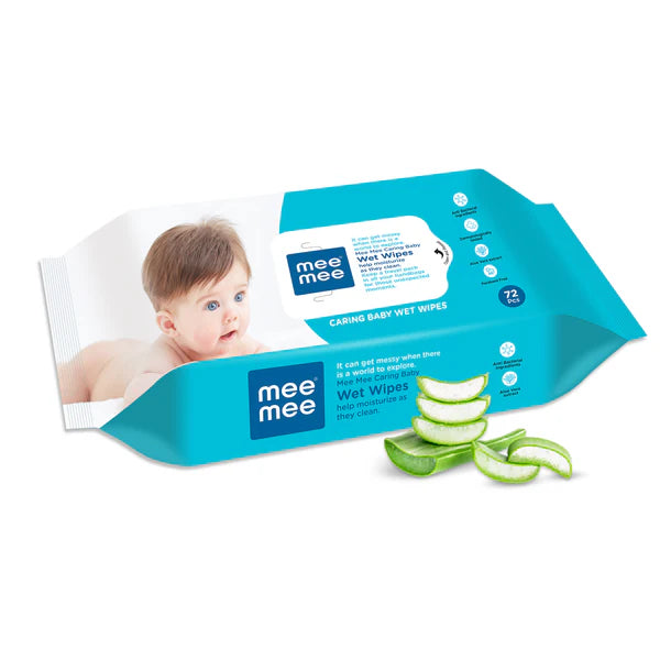 MeeMee - Soft Gentle Baby Wet Wipes Cleansing Wipes (Without Cap)
