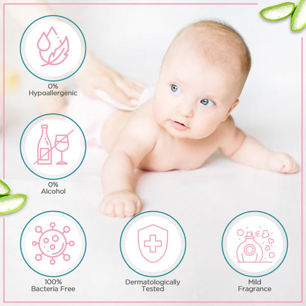 MeeMee - Soft Gentle Baby Wet Wipes Cleansing Wipes (Without Cap)