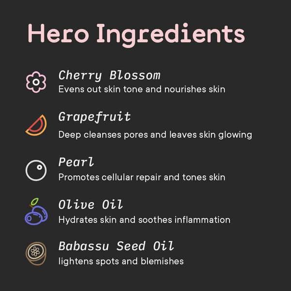 Quench - MON CHERRY SHEET MASK FOR BRIGHT AND CLEAR SKIN (25ml)
