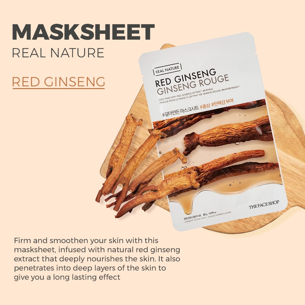 The Face Shop Real Nature Daily Glow Mask Sheet Combo - Pack of 10
