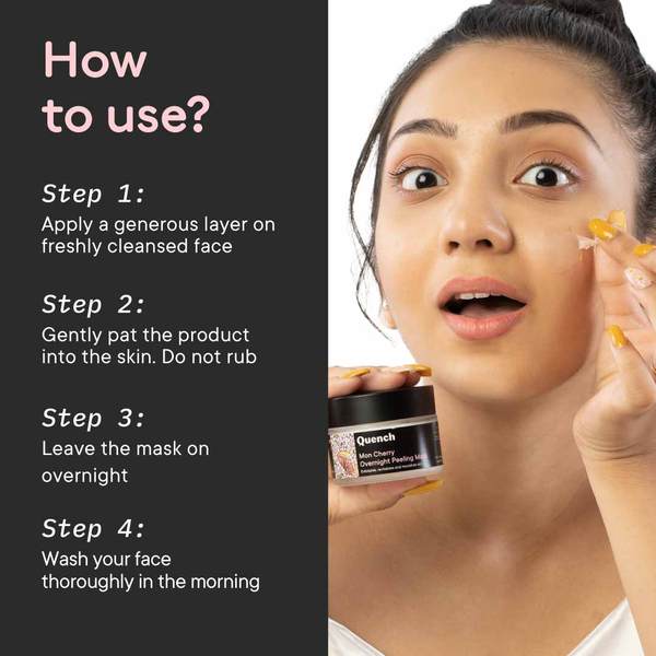 Quench - MON CHERRY OVERNIGHT PEELING MASK (50ml)
