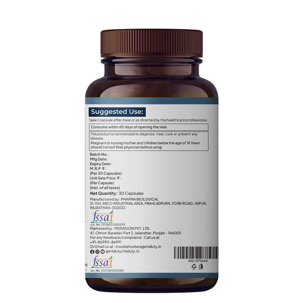 Miduty Multivitamin One A Day