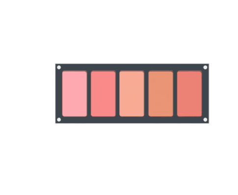 Ferrarucci - 5 Color Blusher Palette (01)