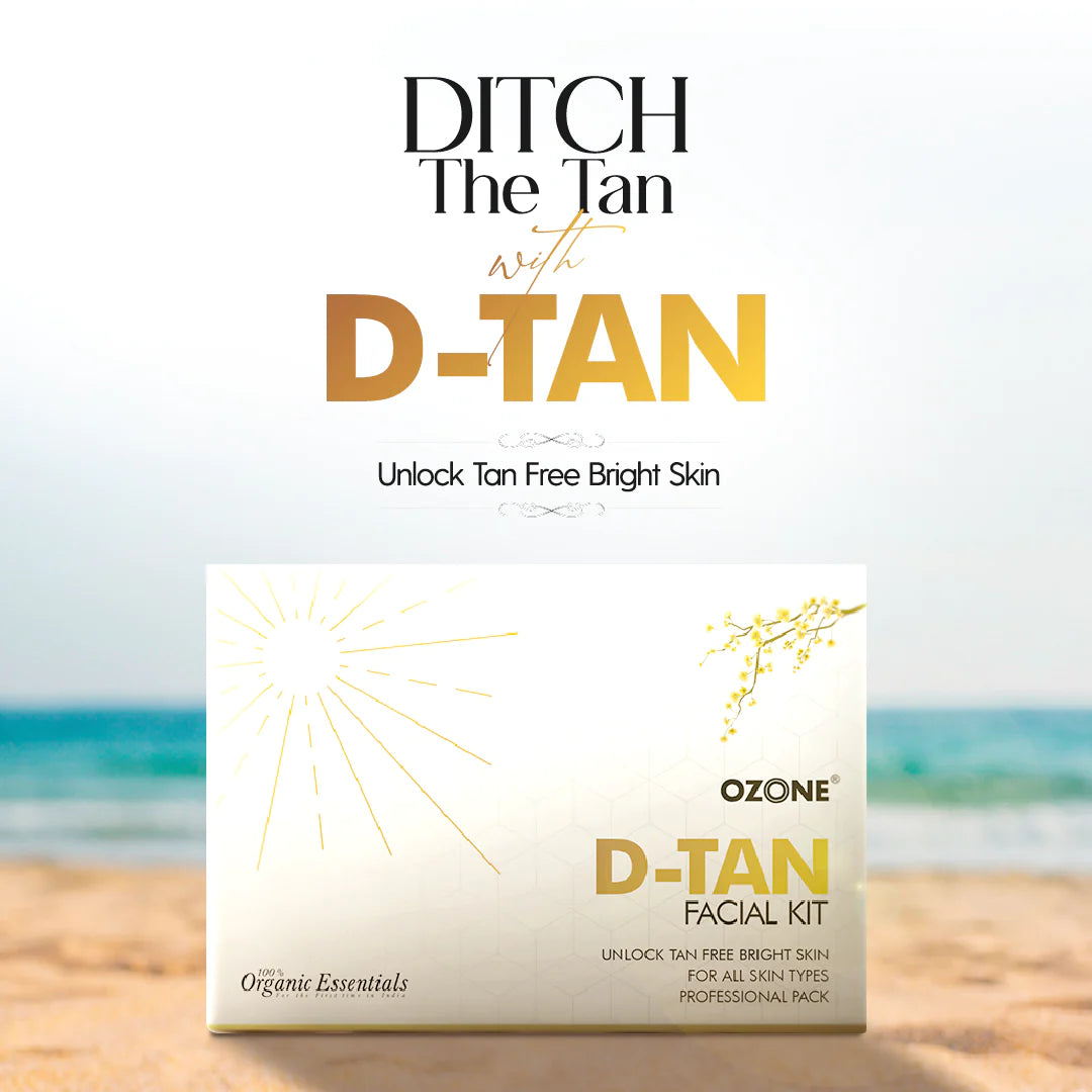 Ozone - D-Tan Facial Kit Unlock Tan-Free, Brighter Skin (Net Quantity - 5N)