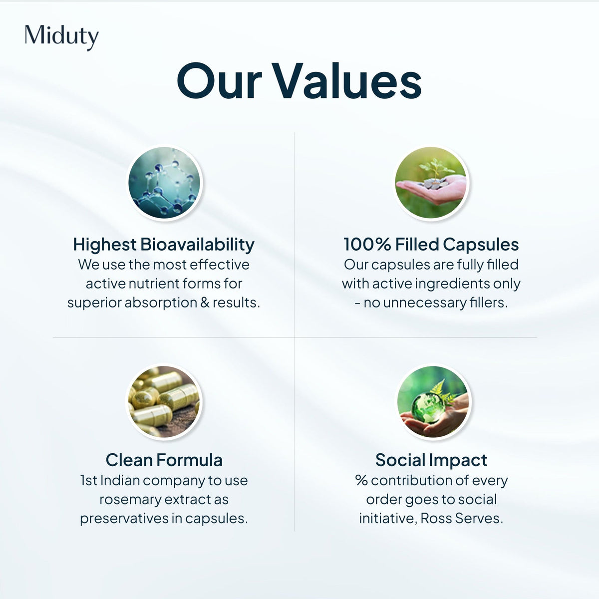 Miduty Memory & Focus | Caffeine-Free Formula For Extreme Alertness