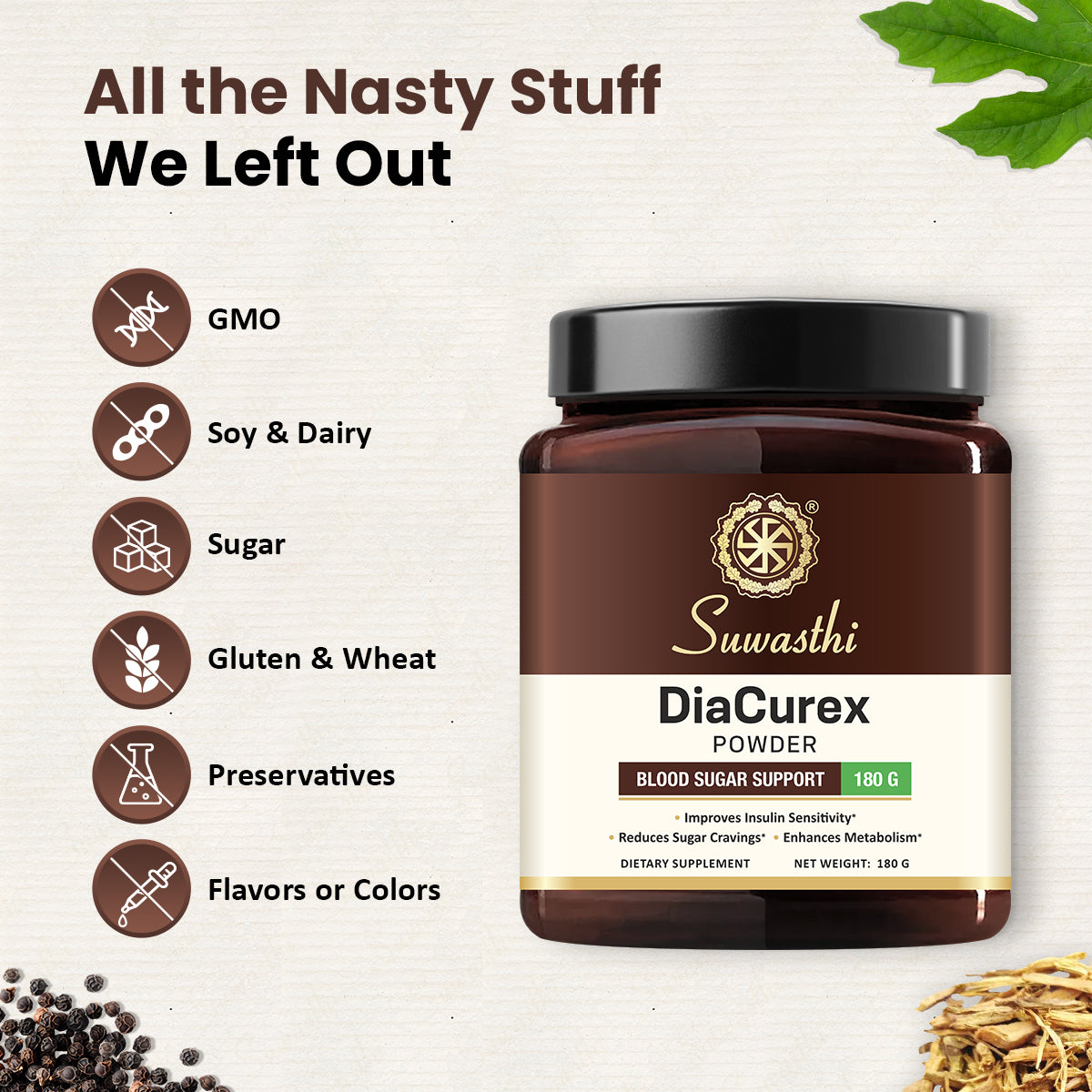 Suwasthi DiaCurex Powder - Natural Blood Sugar Support