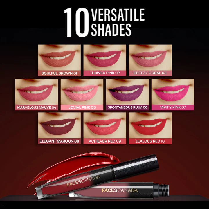 Faces - Canada Comfy Silk Liquid Lipstick (3ml)