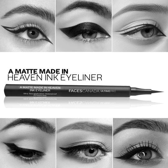 Faces canada - Ultime Pro A Matte Made in Heaven ink liner Black waterproof eyeliner 1.2ml