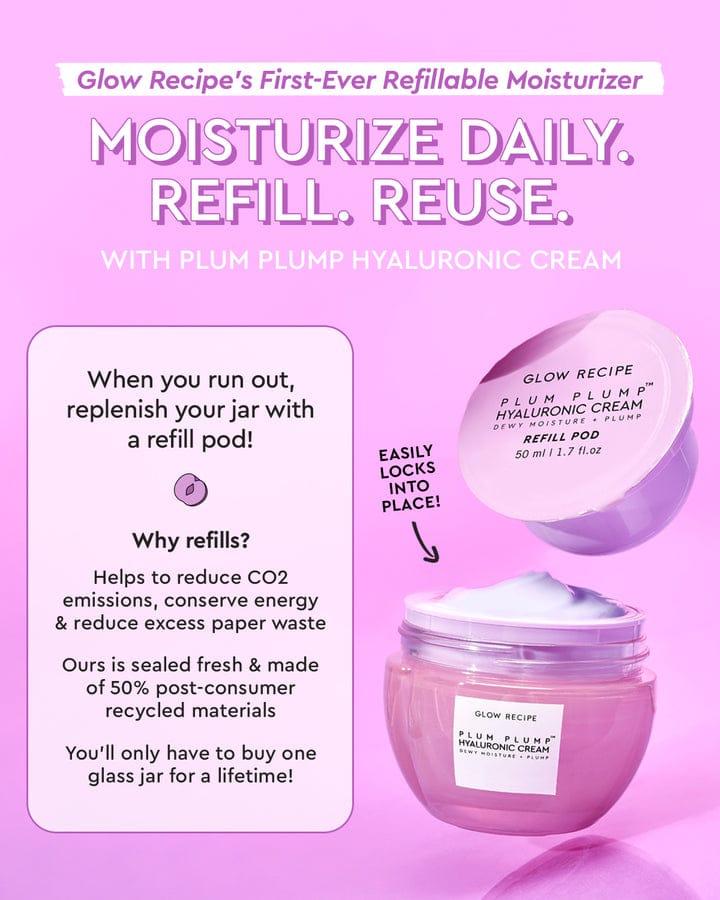 Glow Recipe - Plum Plump Hyaluronic Cream (50mL)