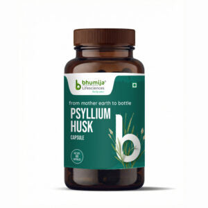 Bhumija Lifesciences Psyllium Husk Isabgol - 60 Capsules