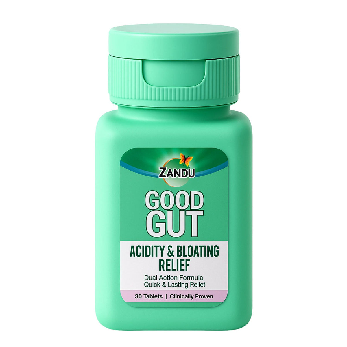 Zandu-O Fast Relief from Acidity & Bloating + Gut Care 30 days