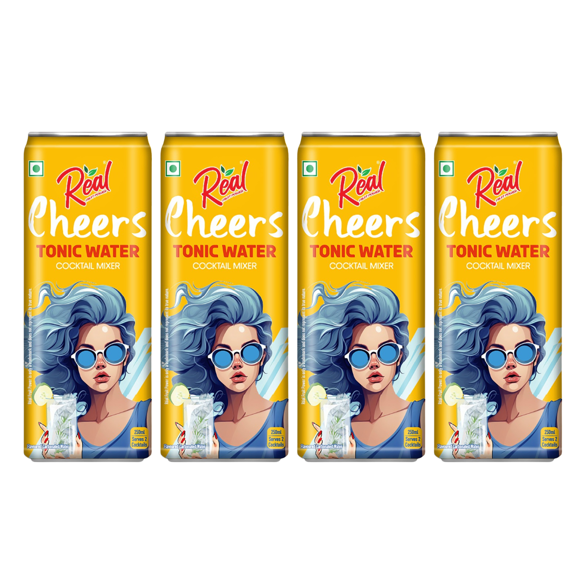Dabur Réal Cheers Tonic Water 250ml Pack of 3