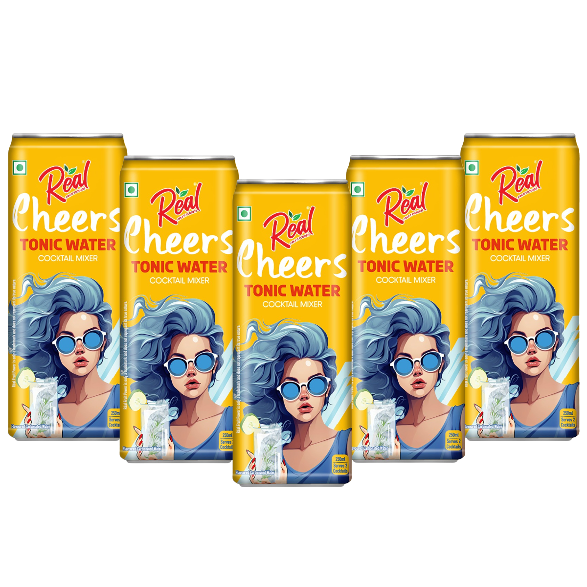 Dabur Réal Cheers Tonic Water 250ml Pack of 3