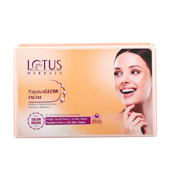 Lotus Herbals - PapayaGlow( 4 in 1 Facial Kit )