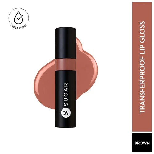 Sugar Cosmetics Partner In Shine Transferproof Lip Gloss 3ml 10 Tangerine Tuscan