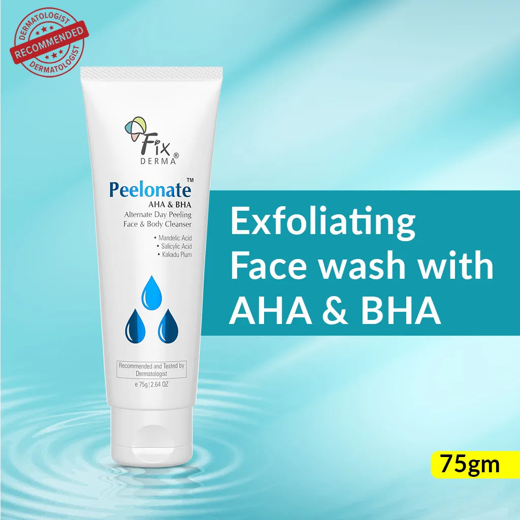 Fixderma - Peelonate AHA & BHA - Exfoliating cleanser for face and body