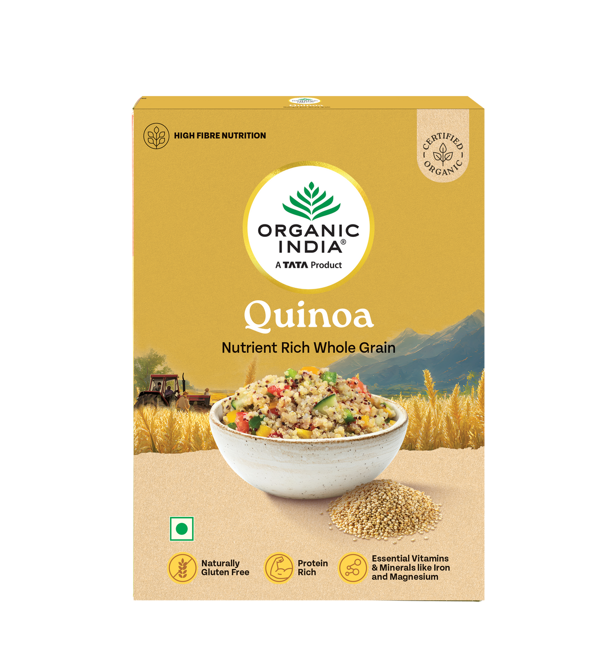 Organic India Quinoa 500 g front pack