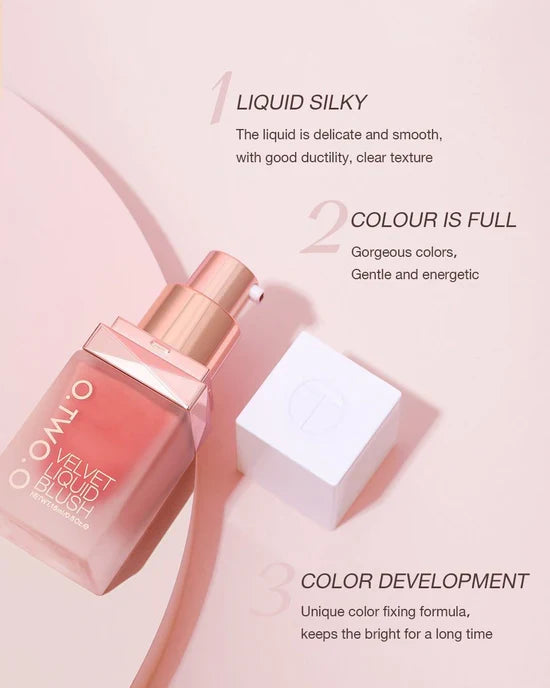 O Two O Liquid Blusher The Colour Lasts Long 15g 01