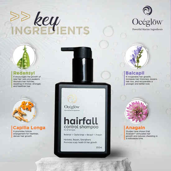 Oceglow - HAIR FALL CONTROL SHAMPOO - 250mL