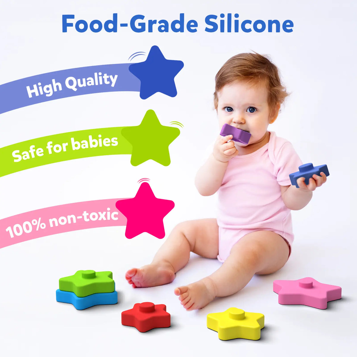 Skillmatics Stack & Storytime Bundle (Ages 6m-3y)